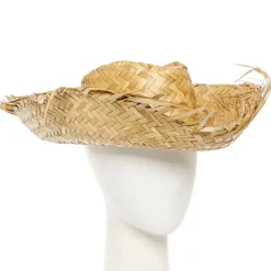 Natural Straw Beachcomber Hat<Party Delights Online
