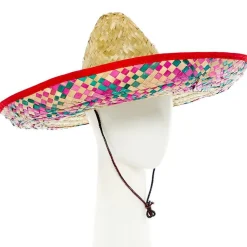 Natural Straw Mexican Sombrero<Party Delights Best