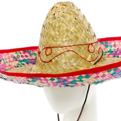 Natural Straw Mexican Sombrero<Party Delights Best