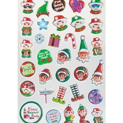 Party Delights Naughty Elf Accessories<Naughty Elf Bubble Sticker Sheet