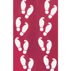 Party Delights Naughty Elf Accessories<Naughty Elf Footprint Stencils - 33Cm X 10Cm (2Pk)