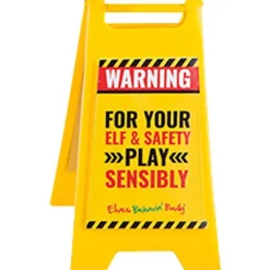 Party Delights Naughty Elf Accessories<Naughty Elf Mini Warning Sign