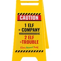 Party Delights Naughty Elf Accessories<Naughty Elf Mini Warning Sign