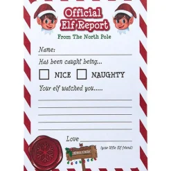 Party Delights Naughty Elf Accessories<Naughty Elf Report Cards (25Pk)