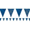 Navy & Gold Geode 60Th Birthday Paper Bunting - 3.7M<Party Delights Hot