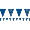 Navy & Gold Geode 70Th Birthday Paper Bunting - 3.7M<Party Delights Outlet