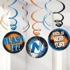 Nerf Party Hanging Swirl Decorations (6Pk)<Party Delights Outlet