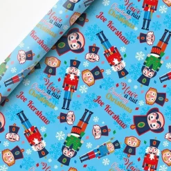 Party Delights Gift Wrapping<Nutcracker Christmas Personalised Wrapping Paper - 62 X 100Cm Sheet