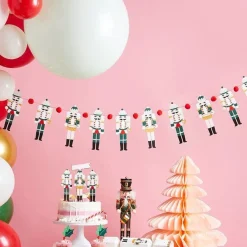 Party Delights Hanging Decorations<Nutcracker Pom Pom Garland - 2M