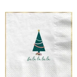 Party Delights Tableware<Oh Christmas Lunch Napkin - 33Cm (16Pk)