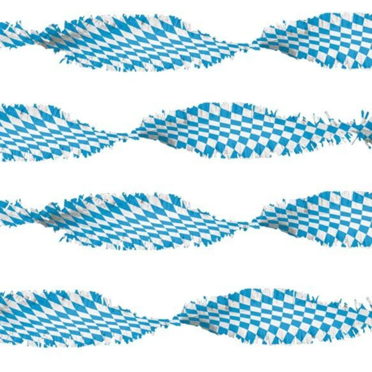 Oktoberfest Bavarian Crepe Streamer - 6M<Party Delights Outlet