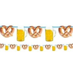 Oktoberfest Pretzel Paper Garland - 10M<Party Delights Best
