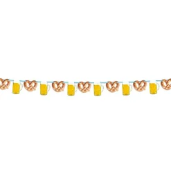 Oktoberfest Pretzel Paper Garland - 10M<Party Delights Best