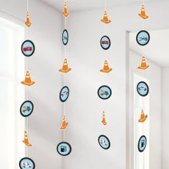 On The Road String Decorations (4Pk)<Party Delights Online