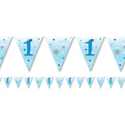 One Little Star Boy Paper Bunting<Party Delights Online