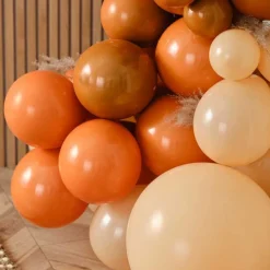 Party Delights Balloons<Orange, Sand And Peach Halloween Balloon Arch - 80 Balloons