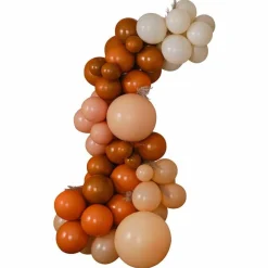 Orange, Sand And Peach Halloween Balloon Arch - 80 Balloons<Party Delights Outlet