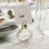 Party Delights Tableware<Pampas Filled Glass Bauble Place Card Holders - 5.5Cm (6Pk)