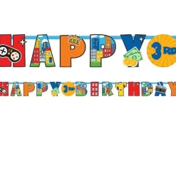 Party Town Add An Age Letter Banner<Party Delights New