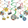 Party Town Swirl Decorations (12Pk)<Party Delights Outlet