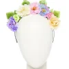 Pastel Flower Garland Headband<Party Delights Clearance