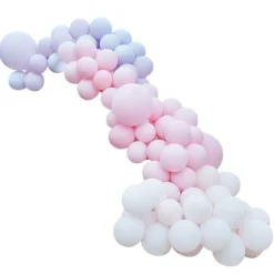 Pastel Pink & Purple Large Balloon Arch Diy Kit - 200 Balloons<Party Delights Outlet