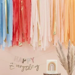 Pastel Rainbow Ceiling Steamers<Party Delights Discount