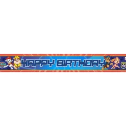 Paw Patrol Paper Banners - 1M (3Pk)<Party Delights Sale