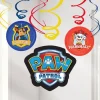 Paw Patrol Swirl Decorations - 60Cm (6Pk)<Party Delights Discount