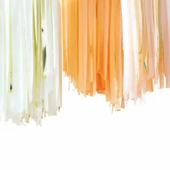 Peach & Gold Streamer Ceiling Kit<Party Delights Sale