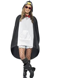 Women's Party Delights Women's<Penguin Party Poncho - Adult Costume