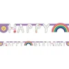 Peppa Pig 'Happy Birthday' Paper Letter Banner - 2.1M X 13Cm<Party Delights Best