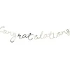 Pick & Mix Pastel Gold 'Congratulations' Banner - 1.5M<Party Delights Online
