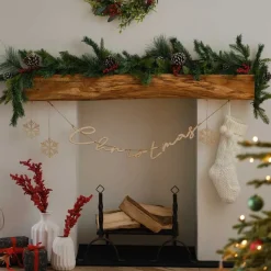 Party Delights Hanging Decorations<Pine Cones & Berries Foliage Garland - 1.8M
