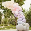 Pink & Lilac Mix Balloon Arch With Hydrangea Flowers - 75 Balloons<Party Delights Discount
