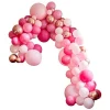 Pink & Rose Gold Large Balloon Arch Diy Kit - 200 Balloons<Party Delights Clearance
