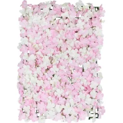 Pink & White Flower Wall Backdrop Tile - 60Cm X 40Cm<Party Delights Clearance