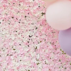 Pink & White Flower Wall Backdrop Tile - 60Cm X 40Cm<Party Delights Clearance