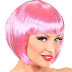 Pink Babe Bob Wig<Party Delights Clearance