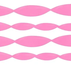 Pink Crepe Paper Streamer - 24M<Party Delights Hot