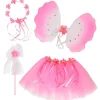 Pink Flower Fairy Accessory Kit - Child<Party Delights Best