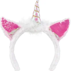 Pink Holographic Unicorn Headband<Party Delights New
