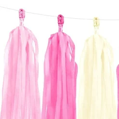 Pink Mix Tassel Garland Decoration - 1.5M<Party Delights