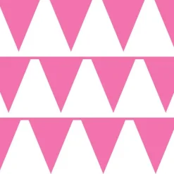 Pink Paper Bunting - 4.5M<Party Delights Discount