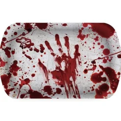 Party Delights Tableware<Plastic Bloody Tray - 40Cm X 25Cm