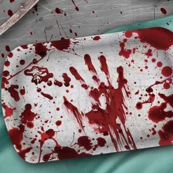 Party Delights Tableware<Plastic Bloody Tray - 40Cm X 25Cm