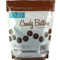 Pme Candy Buttons - Milk Chocolate Flavour<Party Delights Clearance