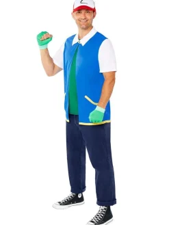 Party Delights Couples' Costumes<Pokemon Ash - Adult Costume