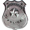 Police Badge - 6Cm<Party Delights Clearance