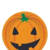 Party Delights Tableware<Pumpkin Fun Paper Plates
